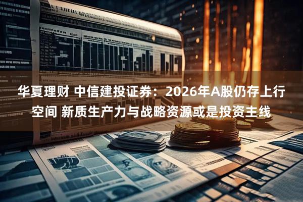 华夏理财 中信建投证券：2026年A股仍存上行空间 新质生产力与战略资源或是投资主线