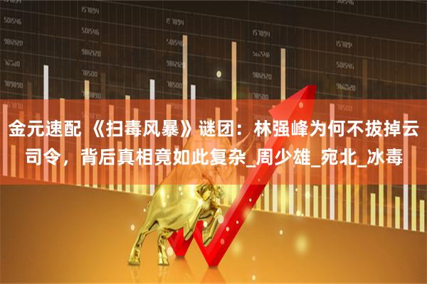 金元速配 《扫毒风暴》谜团：林强峰为何不拔掉云司令，背后真相竟如此复杂_周少雄_宛北_冰毒